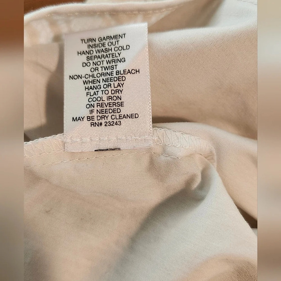 Beige Ivory Womens Lace Overlay Mini Skirt Size 8 Beige Dainty Downtown Girl - Picture 7 of 8